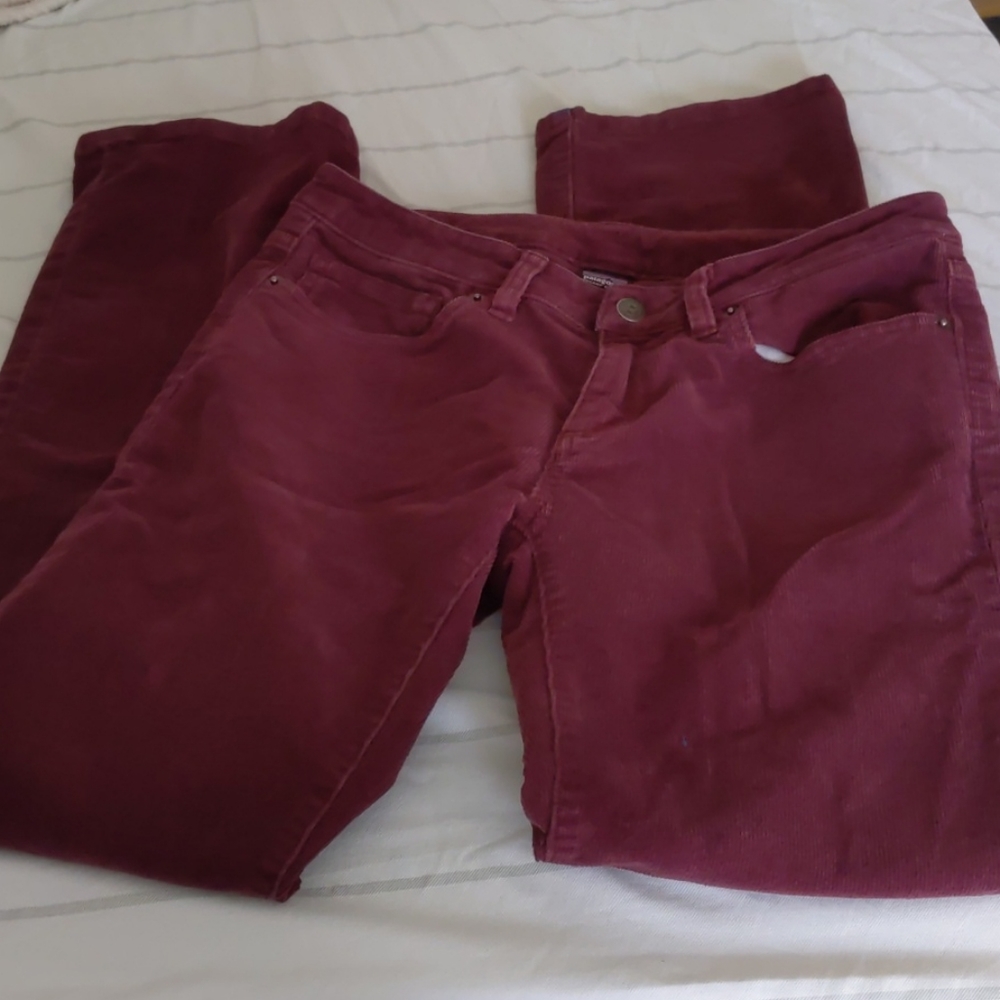 Wine colored Patagonia cords